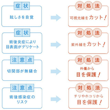 白内障手術後用保護メガネ「メニィーナSP Duo(デュオ)」｜メンズサイズ｜フレームカラー：ブラック｜レンズカラー：グレー(調光) - 望月メディカルネット